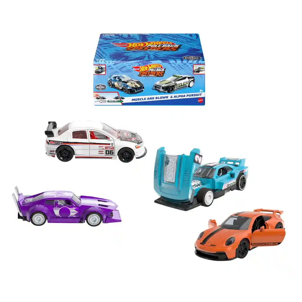 Hot Wheels Paquete De 2 Autos De Fricción Sorpresa