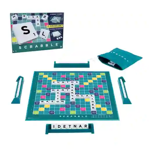 Scrabble Mattel 2 En 1 Colaborativo