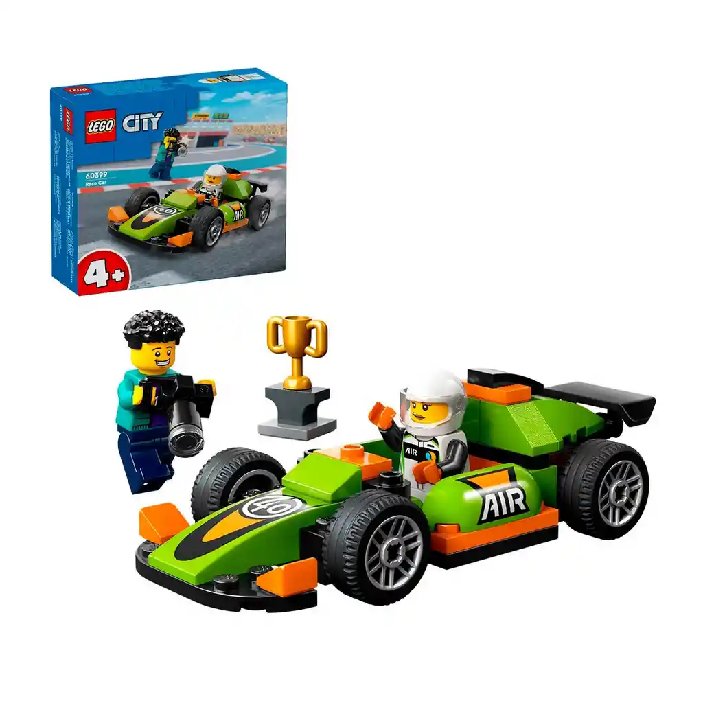 Auto De Carreras Verde Lego City