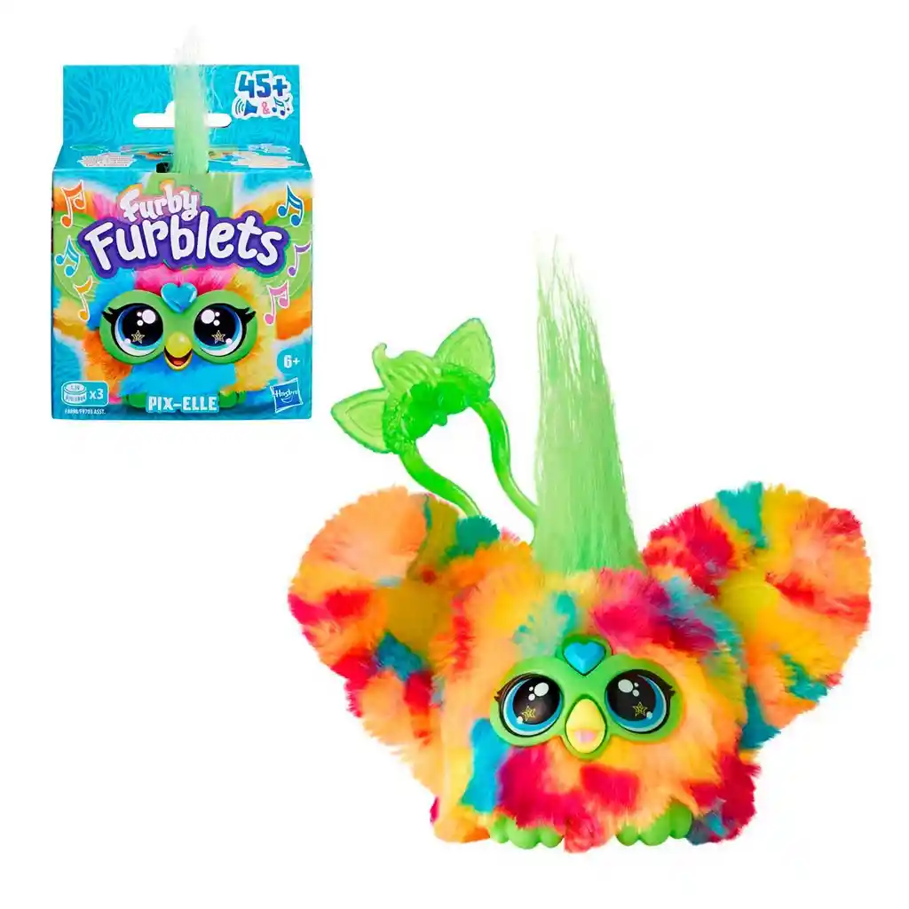 Mini Peluche Furby Furblets - Pix-elle