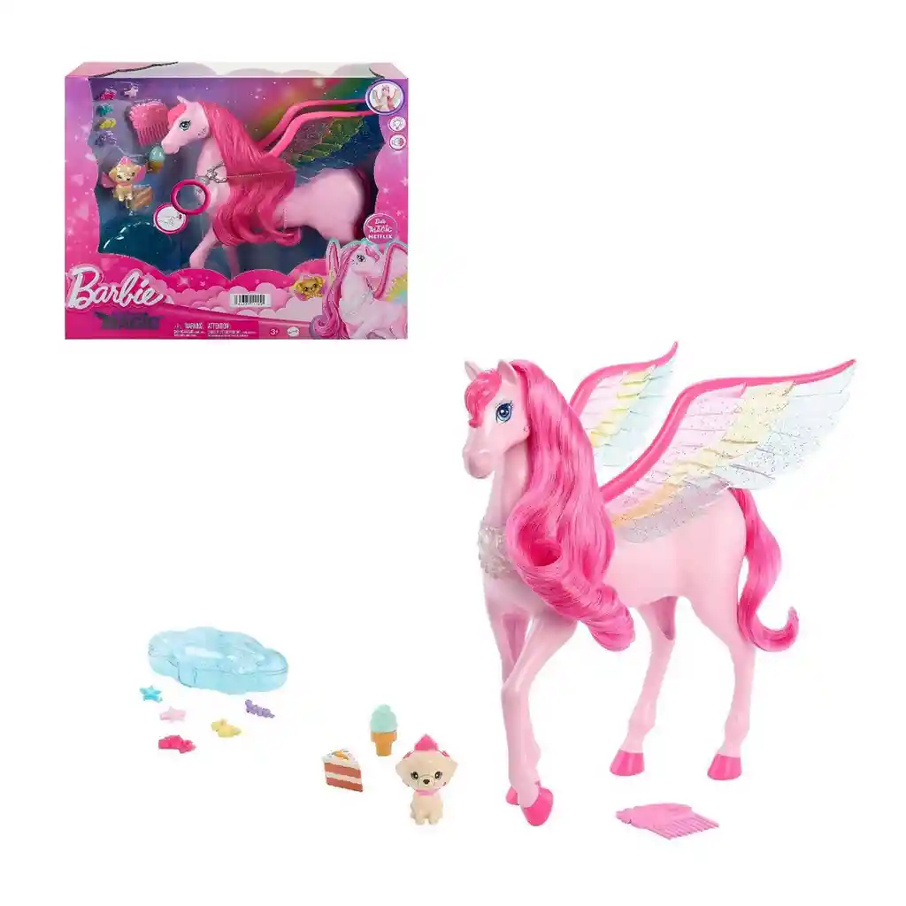 Barbie A Touch Of Magic Set De Juego Pegaso