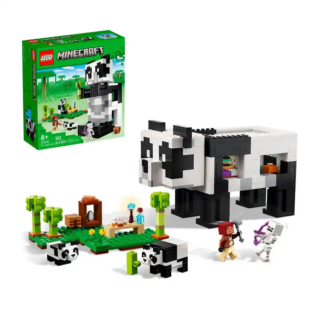 El Refugio-panda Lego Minecraft