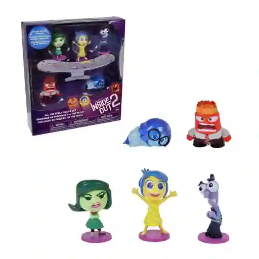 Pack 5 Figuras 7 Cms Intensamente 2