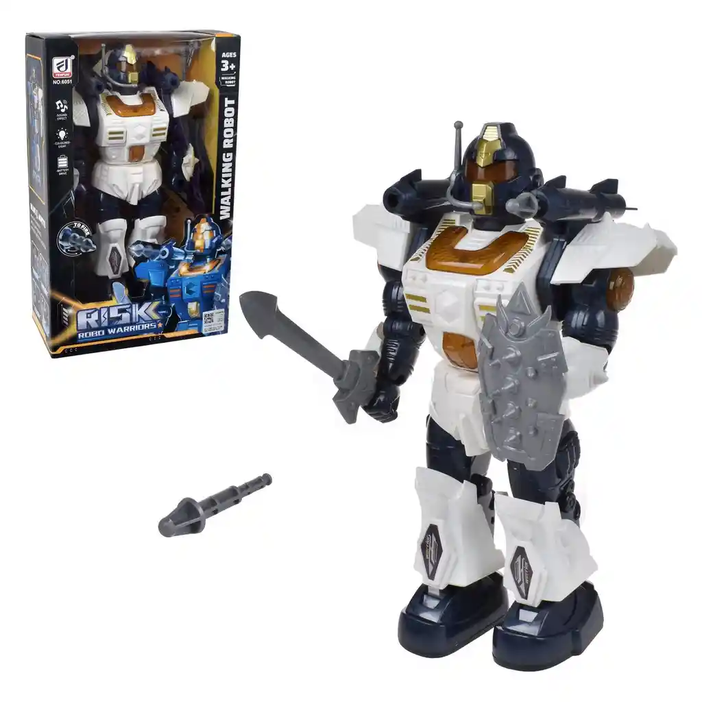 Robot Que Camina Con Luces Y Sonido