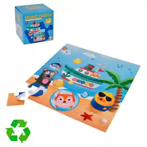 Puzzle Momo Barco De 36 Piezas