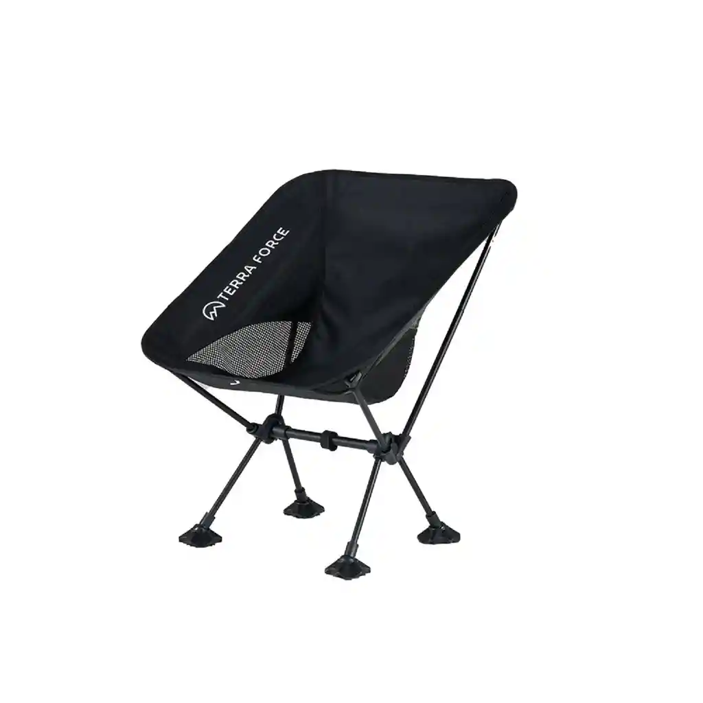 Silla Plegable Camping Ultra Portable Negro