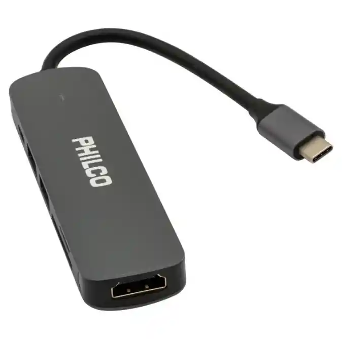 Adaptador Philco Múltiple Hub Usb-c Usb 42179