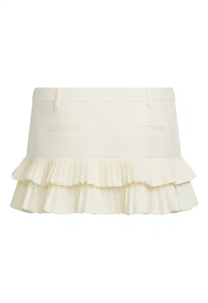 Falda Mini Duo Ruffle S