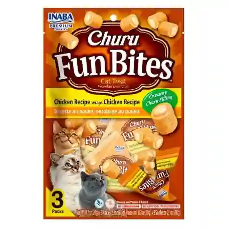 Churu Fun Bites Gato Pollo 3p