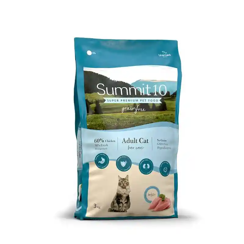 Summit 10 Grain Free Cat Hair Care 3 Kg