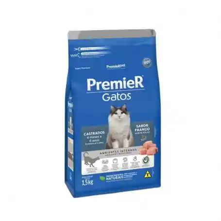 Premier Gatos Castrados Pollo 7.5 Kg