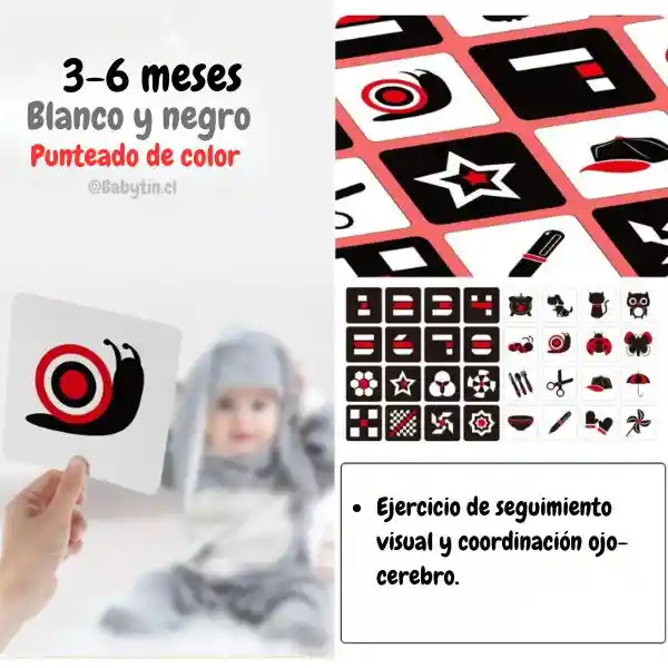 Set De Tarjetas De Estimulación Visual 0 A 36 Meses