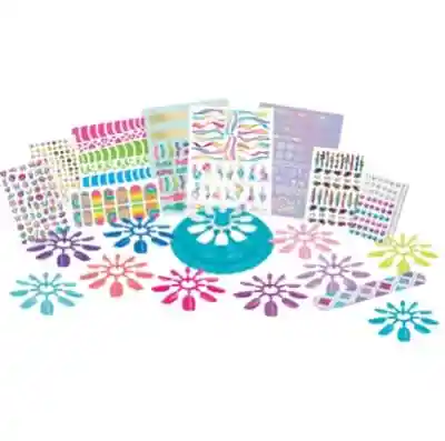 Cra-z-art Super Set Uñas C/stickers- Gemas Y Más!