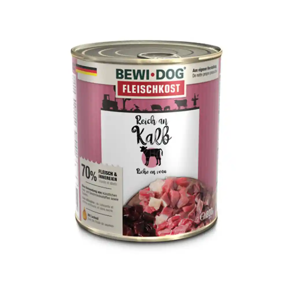 Bewidog Lata Rico En Ternera 800g