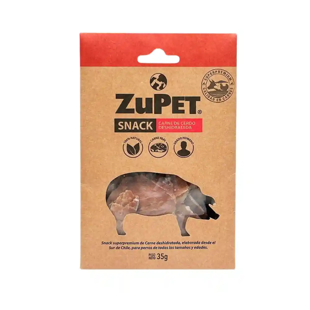 Zupet Snack Para Perros Deshidratado Carne De Cerdo