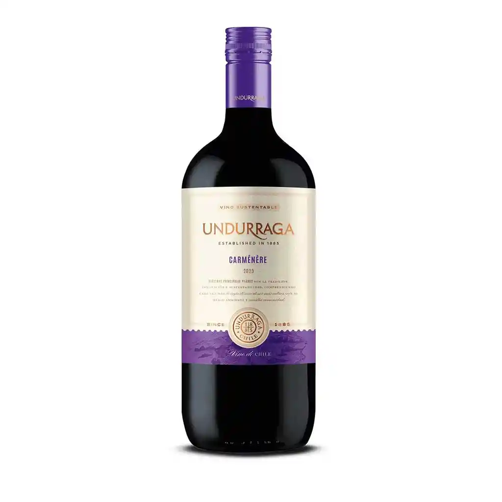 Vino Undurraga Botellón Carmenere 1,5 Litros