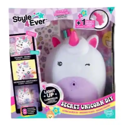 Style4 Ever Luminoso Unicornio Secreto ¡decora Y Personaliza! Ofg301