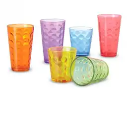 Set 6 Vasos Altos 465cc Mixed Allegra