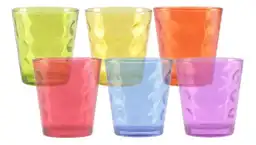 Set 6 Vasos Bajos 325cc Mixed Allegra