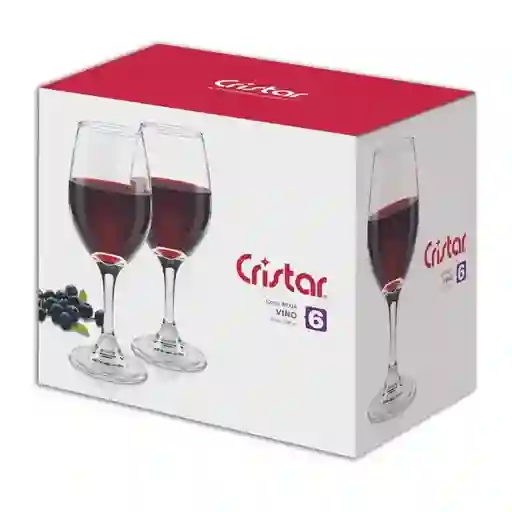 Set 6 Copas Vtto Rioja 386cc