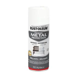 Pintura En Aerosol Metal Protection Blanco Brillante