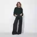 Pantalón Ancho Corte Entrepiernas Negro Raindoor 42