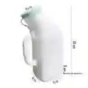 Pato Urinario Masculino Con Tapa Y Mango Blanco