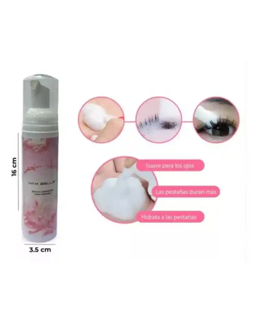 Max Belle · Espuma Limpiadora Para Pestañas