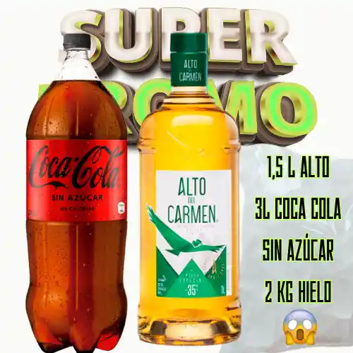 Promo Pisco Alto 1.5l Super-wn Promo Sin Azúcar