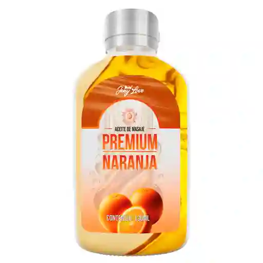 Aceite De Masajes Íntimo Premium Aroma A Naranja 130ml