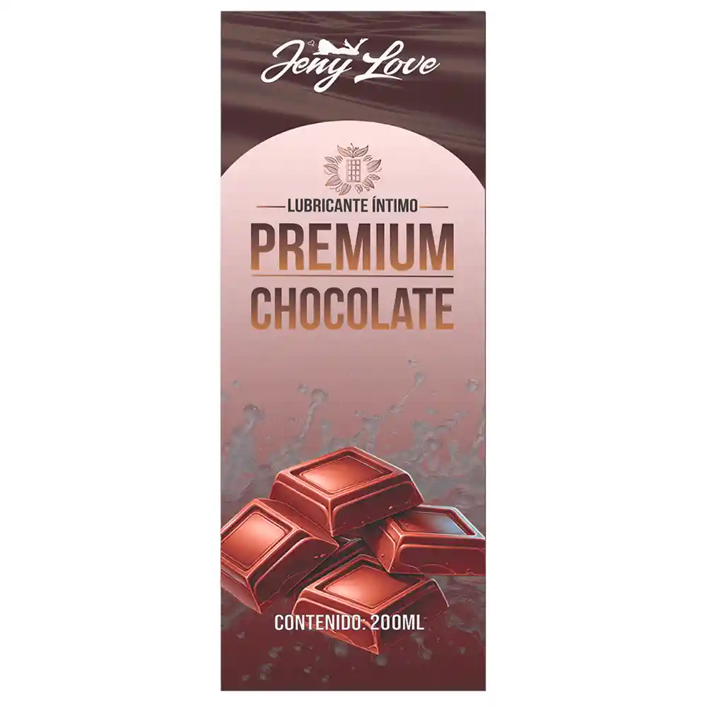 Lubricante Íntimo Premium Aroma A Chocolate 200ml