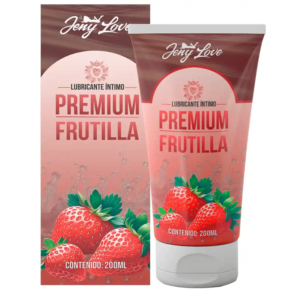 Lubricante Íntimo Premium Aroma A Frutilla 200ml