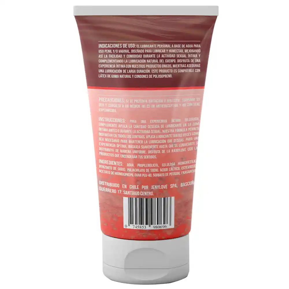 Lubricante Íntimo Premium Aroma A Frutilla 200ml