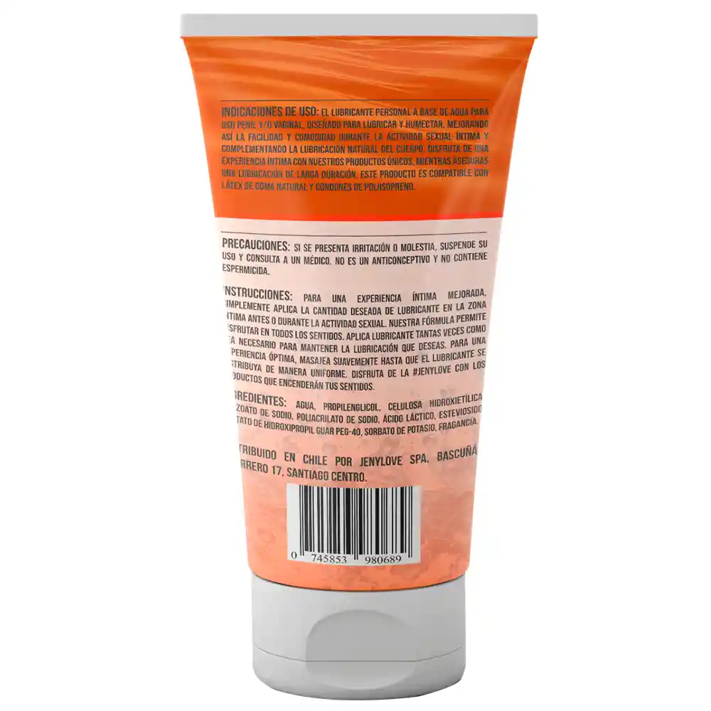 Lubricante Íntimo Premium Aroma A Naranja 200ml