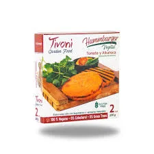 Hamburguesa De Tomate Y Albahaca 200 Gr Marca Tivoni