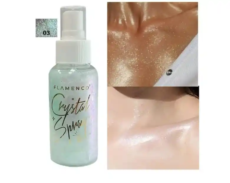 Flamenco · Spray Brillo Polvo De Hadas Para Cabello Y Cuerpo