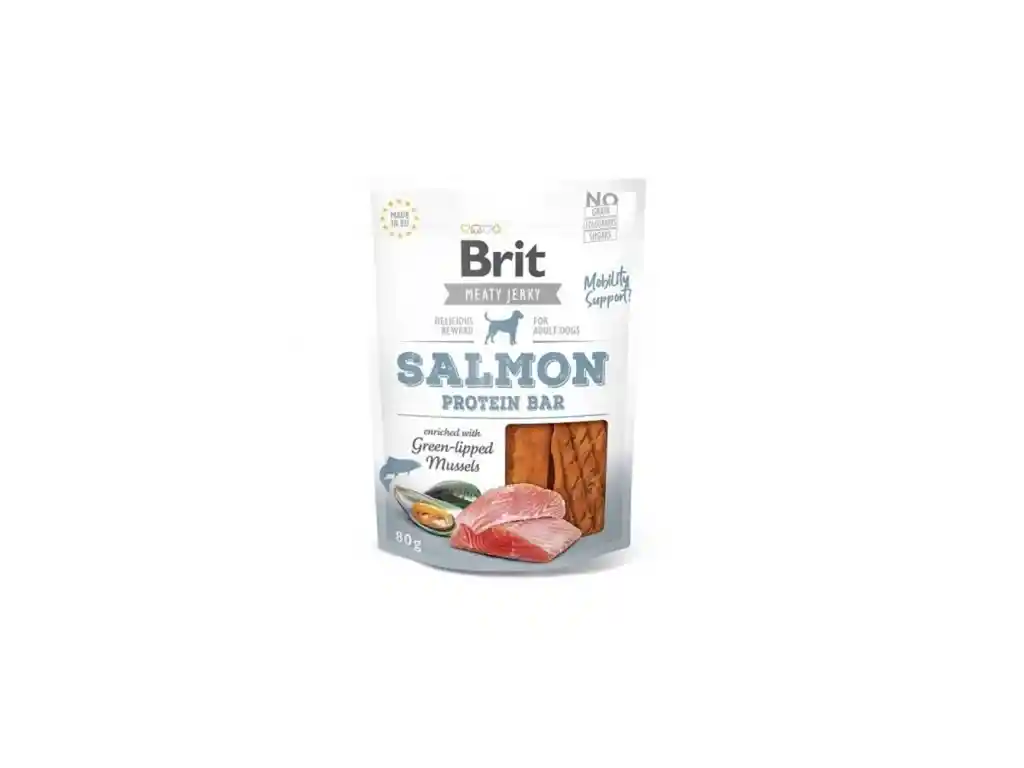 Brit Jerky Perro Mobility Salmon Protein Bar 80gr