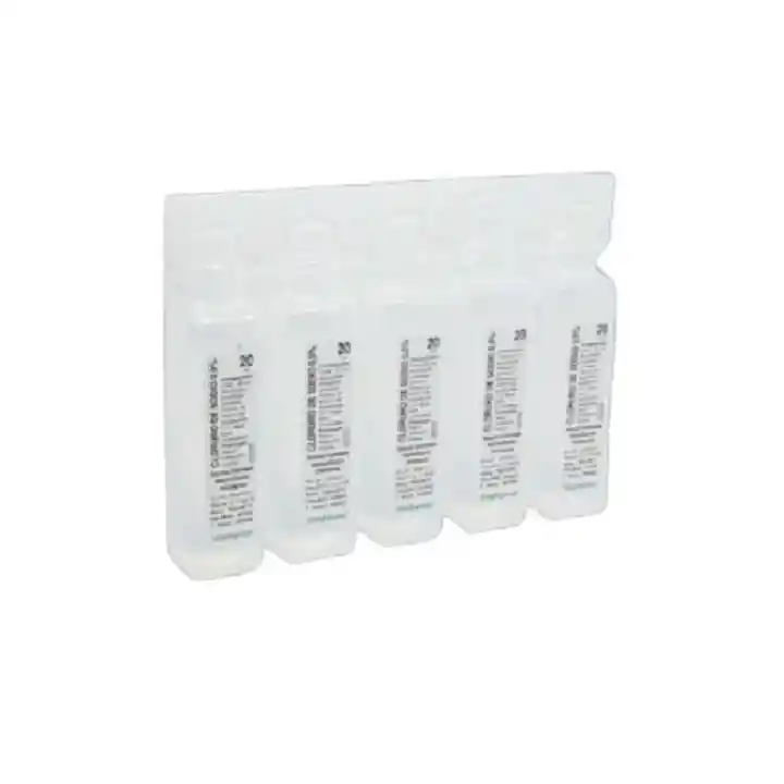 Pack X 5 Suero Fisiologico 0.9 % 20 Ml Vitafarma