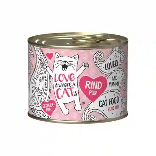 Love Cat Lata Sabor Carne