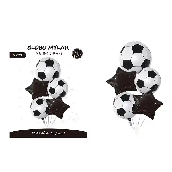 Set De Globos Futbol