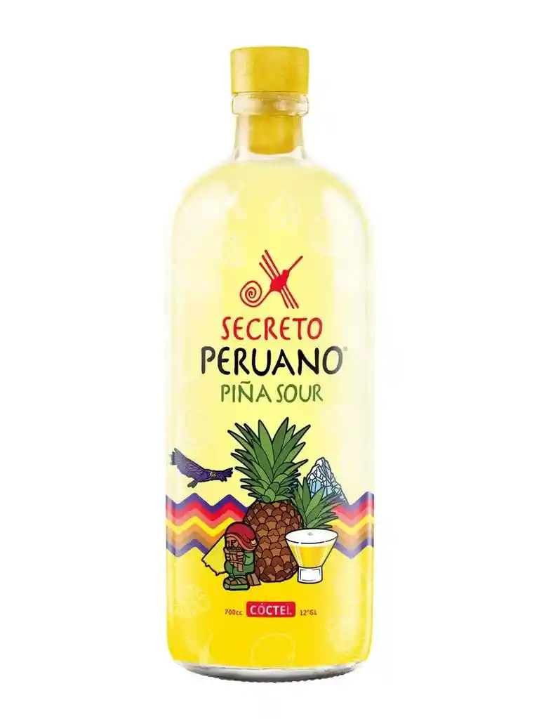 Secreto Peruano Sour Piña 12º 1lt