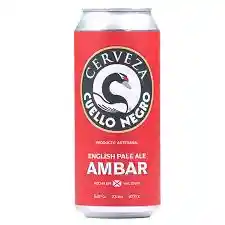 Cerveza Cuello Negro Ambar Lata 473cc