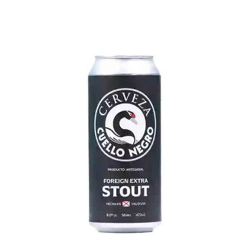 Cerveza Cuello Negro Stout Lata 473cc