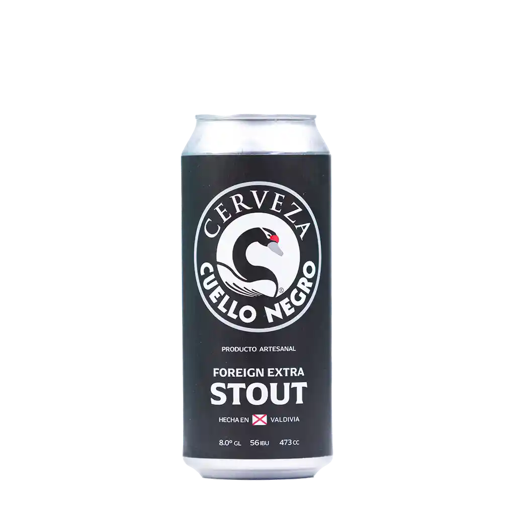 Cerveza Cuello Negro Stout Lata 473cc