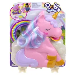 Mattel Polly Pocket 2 En 1 Salón De Unicornio