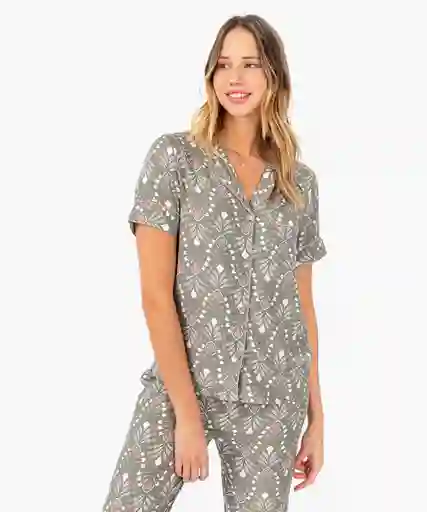 Pijama Mujer Boho S Verde