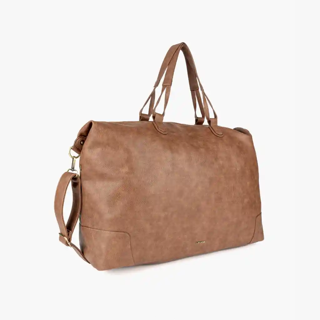 Bolso Mujer Costuras Café