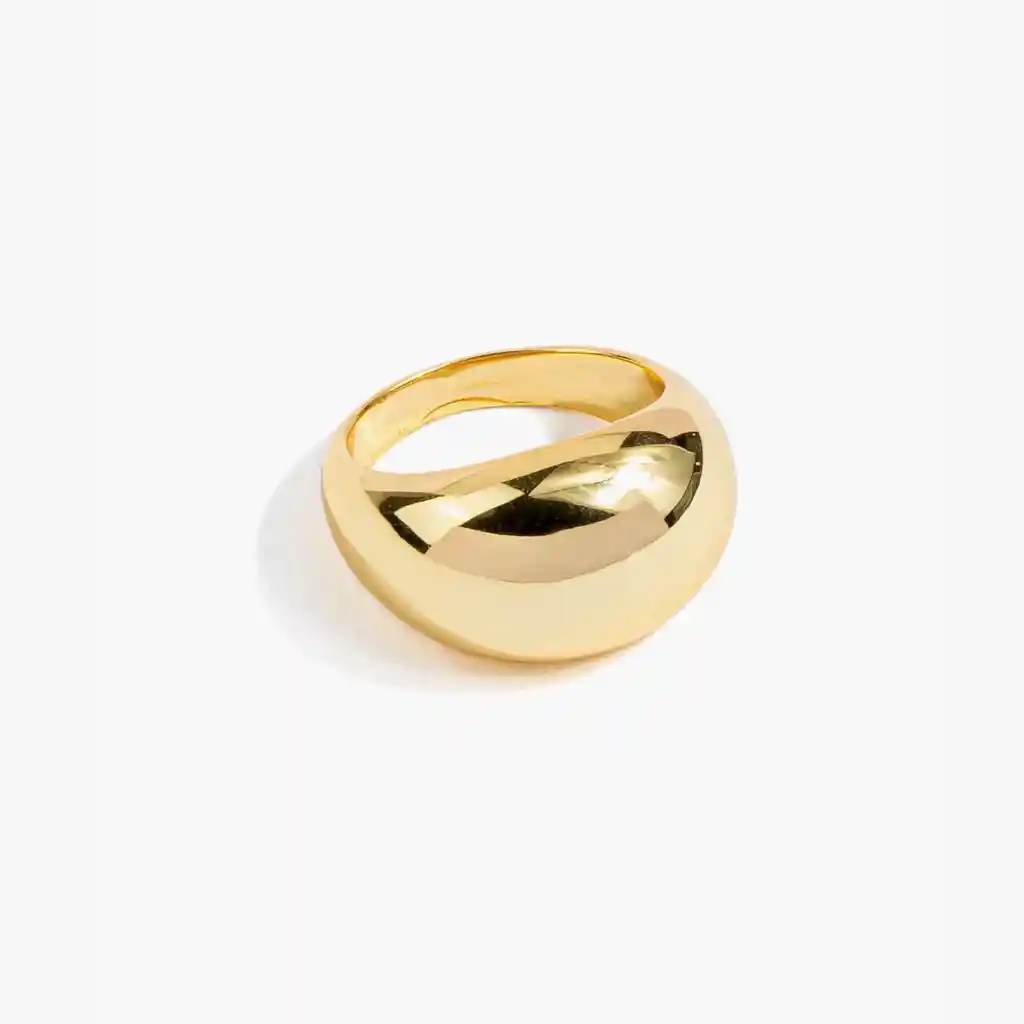 Anillo Mujer Gota M Dorado