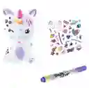 Style 4ever Mini Deco Diy Light-up Luminoso Gato Unicornio Rosa