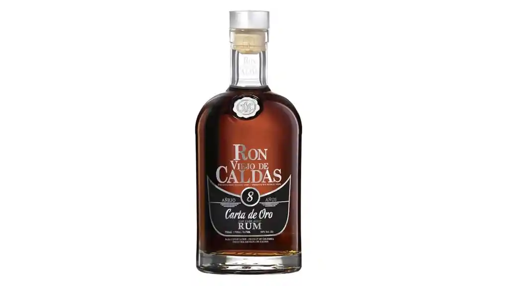 Viejo De Caldas Ron 8 Años 700 Ml Carta De Oro 40 Grados